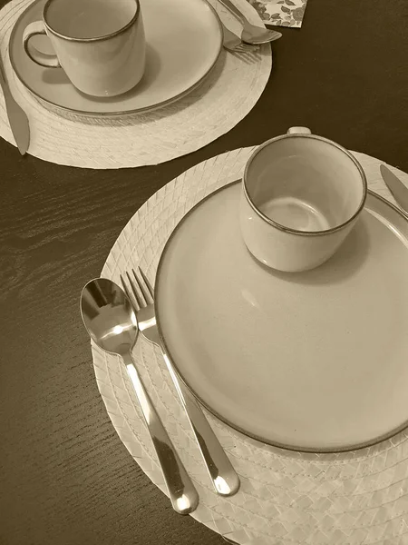 Une Tasse Thé Sur Table — Photo