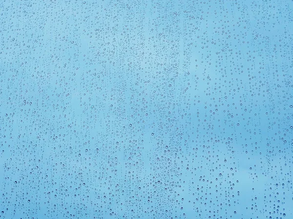 Абстрактный Текстурный Фон Капельками Дождя Синим Тоном — стоковое фото