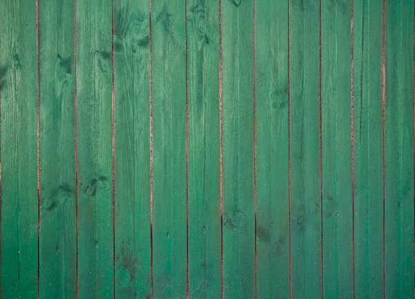 旧的绿色木板背景 — 图库照片