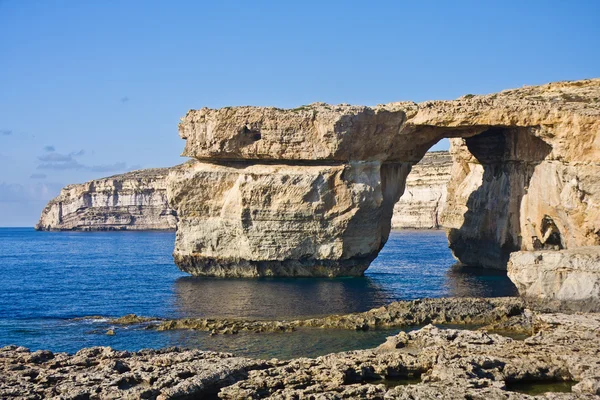 Janela Azure, Gozo, Malta — Fotografia de Stock