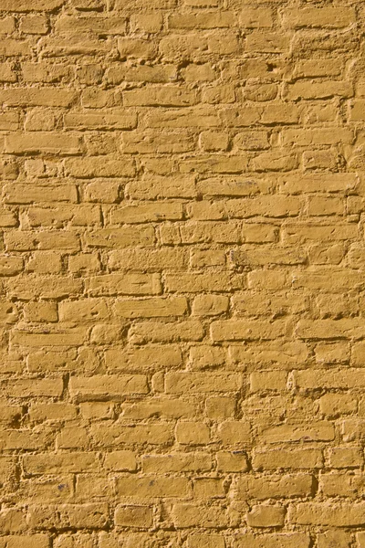 Textura de parede de tijolo amarelo — Fotografia de Stock