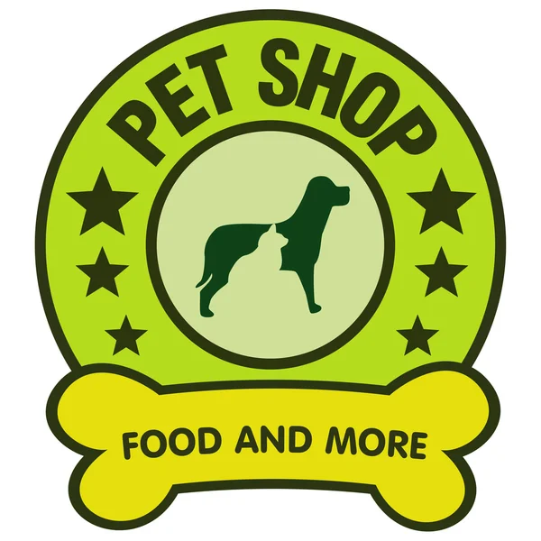 Petshop vektör logosu — Stok Vektör