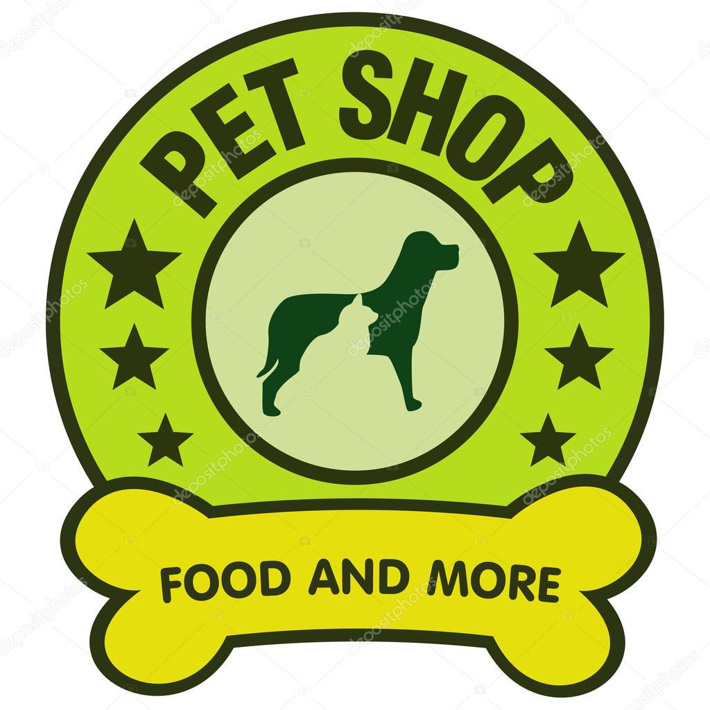Petshop vector logo