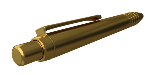 Gouden pen — Stockfoto