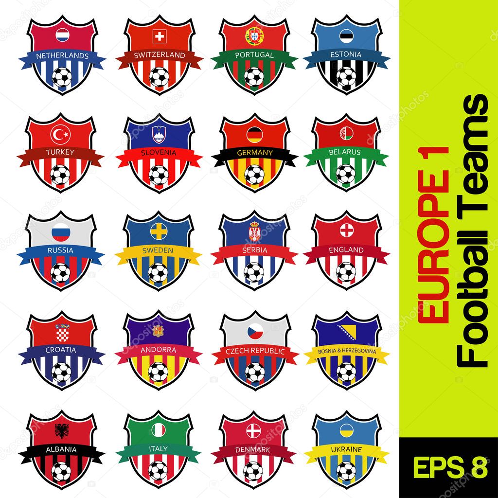 National football teams of Europe