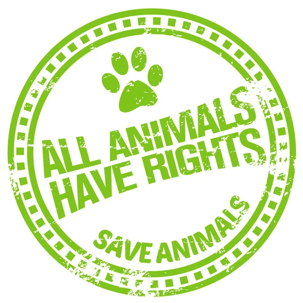 Droits des animaux — Image vectorielle