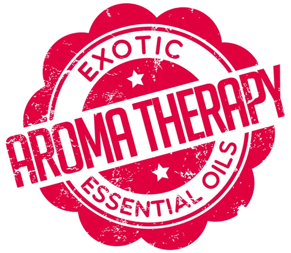 Aroma therapie stempel — Stockvector