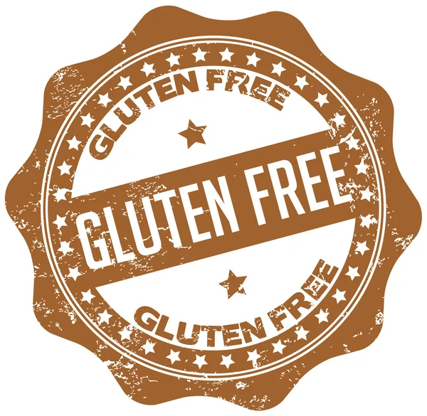 Sello sin gluten — Vector de stock