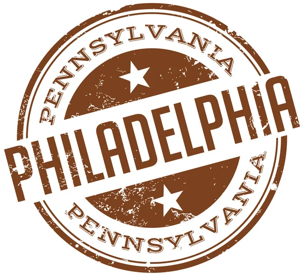 Philadelphia stamp — Stock Vector