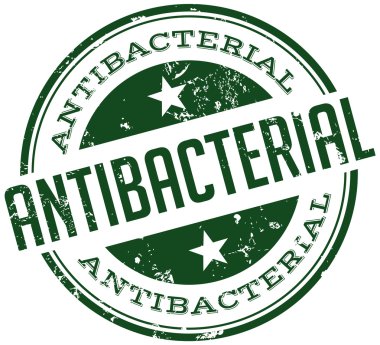 Antibacterial stamp clipart