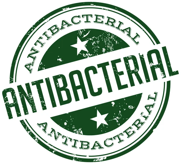 Timbre antibactérien — Image vectorielle