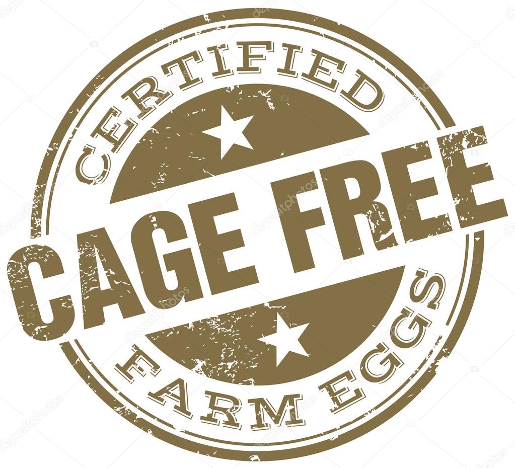 Cage free stamp ⬇ Vector Image by © mediterranean Vector Stock 51278023