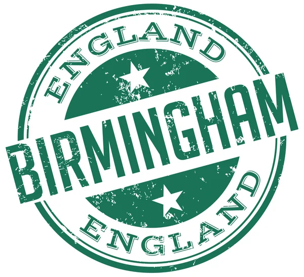 Timbro Birmingham — Vettoriale Stock