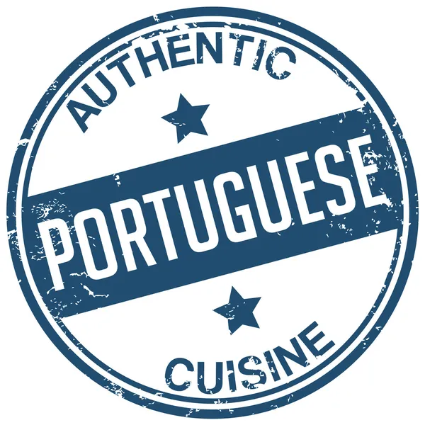 Carimbo da cozinha portuguesa — Vetor de Stock