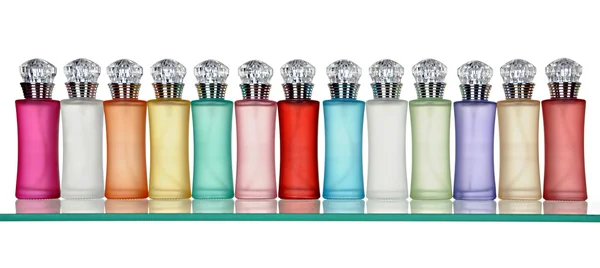 Glass bottles of perfume — Stock Photo, Image