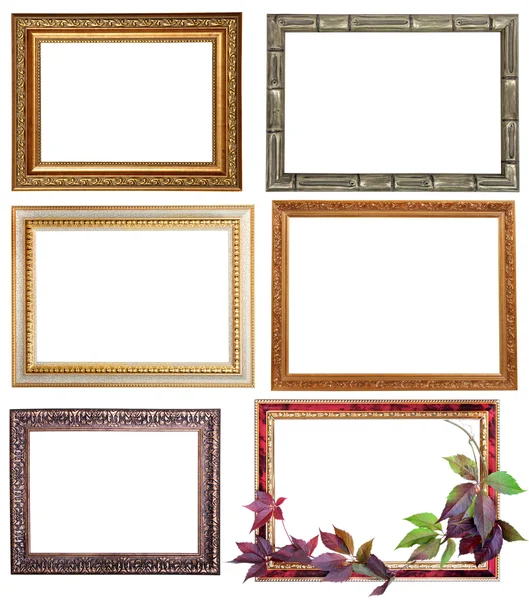 Set of six vintage frames — Stock Photo, Image