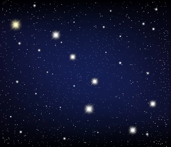 evren. gece gökyüzünde takımyıldızı Büyükayı yıldız. vektör çizim