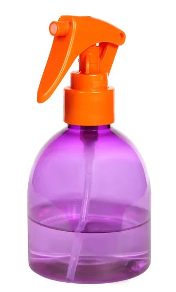 Plastic spray bottle isolated on white background — Stock Photo, Image