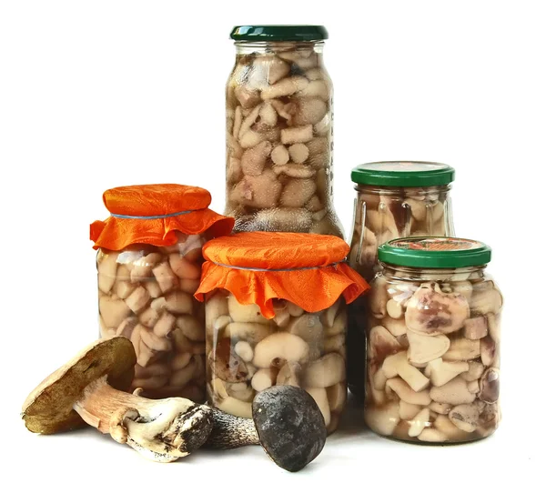 Marinaded mushrooms. — Stock Photo, Image