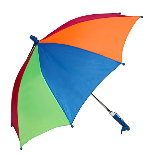 Guarda-chuva isolado no fundo branco — Fotografia de Stock