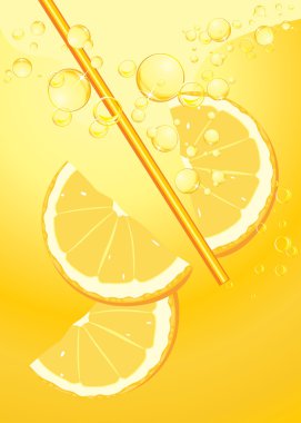 limonata splash portakal dilimleri