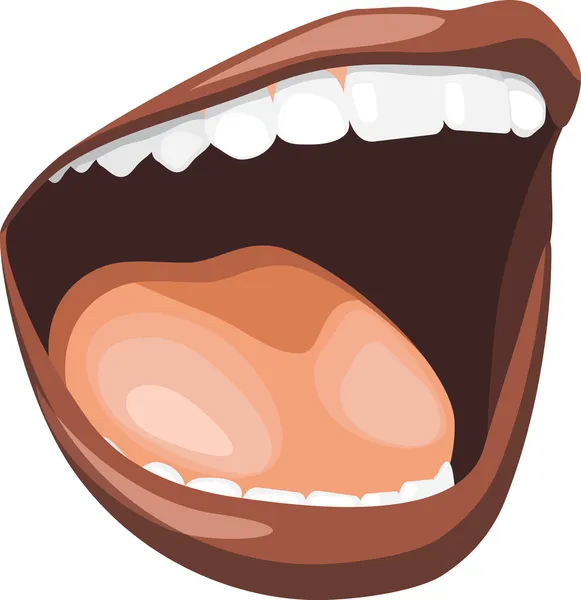 Open mouth — Stock Vector