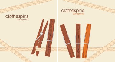 ahşap clothespins dönüştürün. arka plan tasarımı için