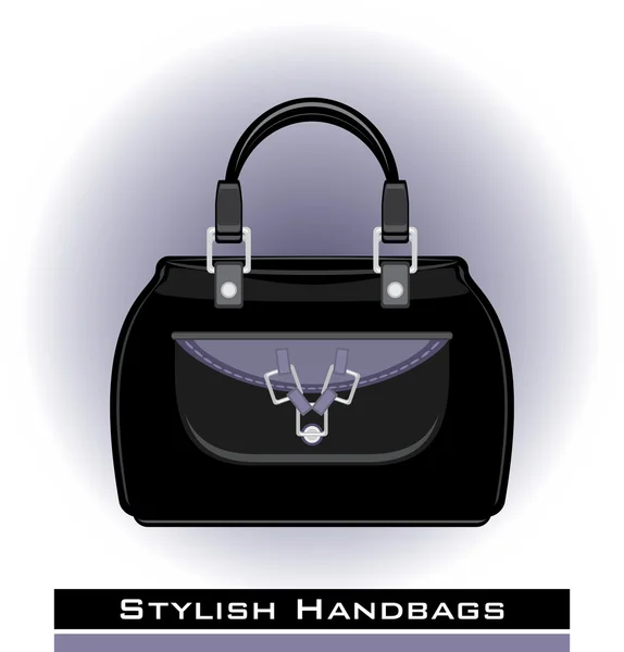 Bolsos elegantes femeninos. Icono para el diseño — Vector de stock