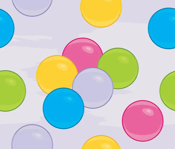 Bolas coloridas no fundo abstrato — Vetor de Stock