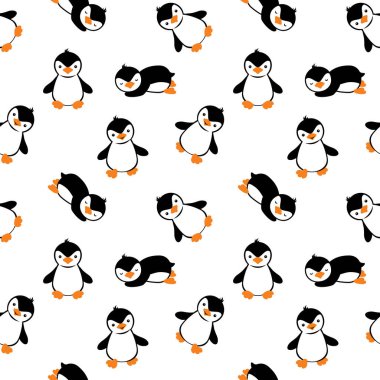 Komik penguen ile Seamless Modeli