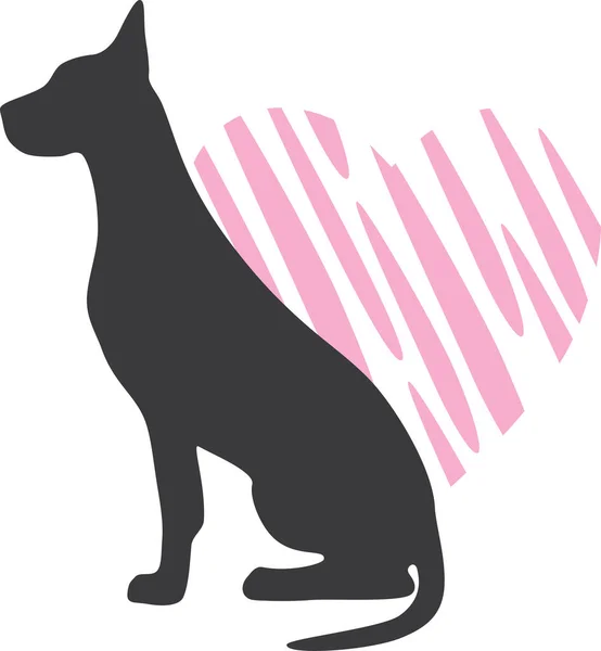 Favoriete Hond Ikoon Voor Ontwerp — Stockvector