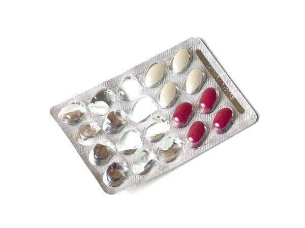 Multicolored pills — Stock Photo, Image