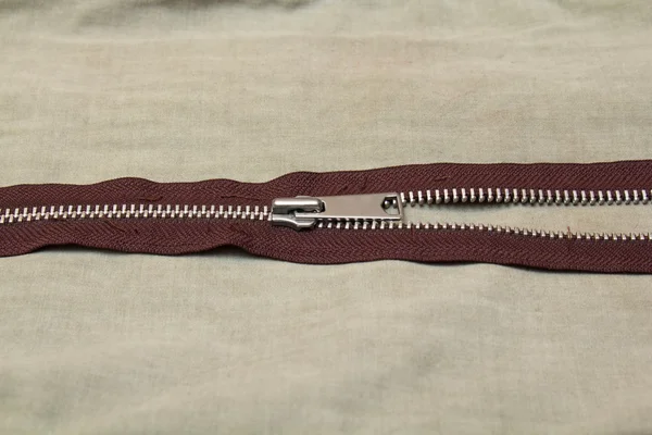 Red zipper — Stock Photo, Image