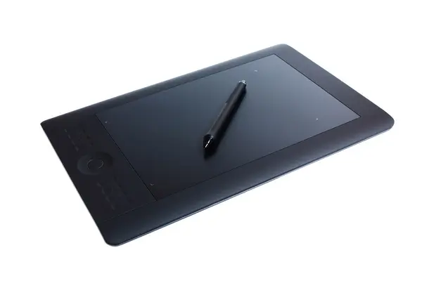 Tablet graficzny — Zdjęcie stockowe