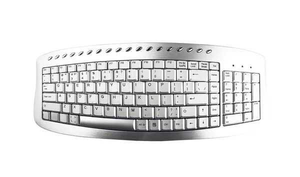 Gray keyboard. — Stock Photo, Image