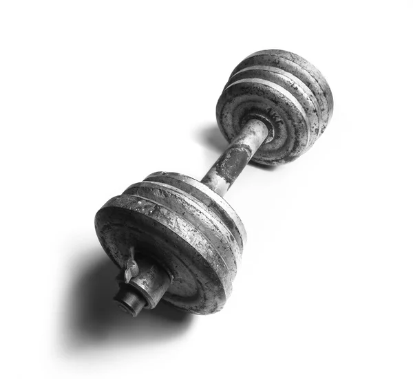 Velho Dumbbell . — Fotografia de Stock