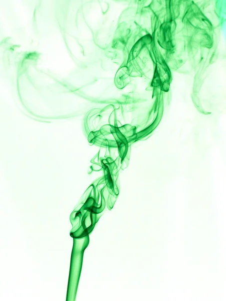 Grüner Rauch. — Stockfoto