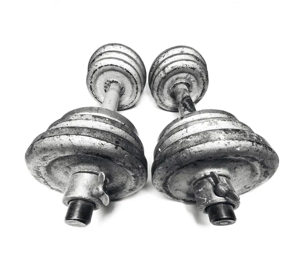 Velho Dumbbell . — Fotografia de Stock