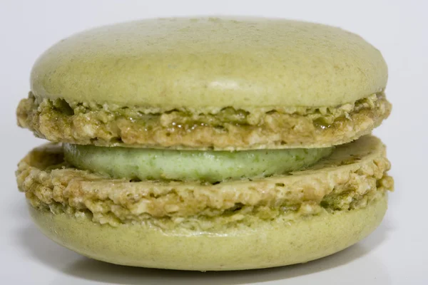 Zielony macaron — Zdjęcie stockowe