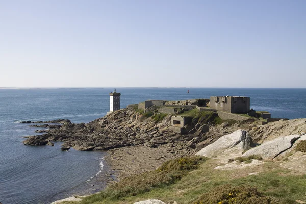 Paesaggio con faro — Foto Stock