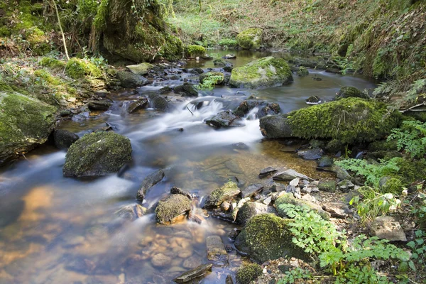 River, in long exposure — Stock Photo, Image