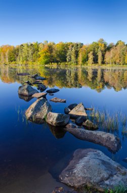 sonbahar İsveçli yansımalar