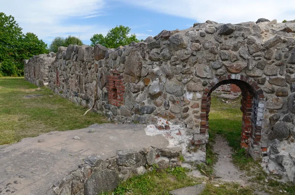 Σουηδική κάστρο ερείπια — Φωτογραφία Αρχείου