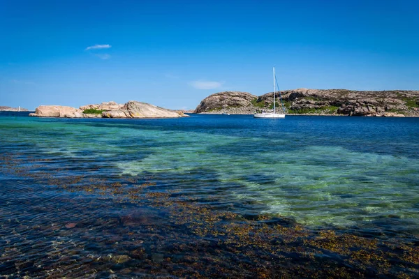Чистое Шведское Море Западном Побережье — стоковое фото