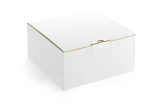 흰색 상자. — 스톡 사진