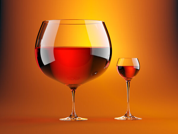 Два бокала вина
