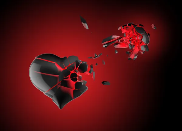 Broken heart — Stock Photo, Image