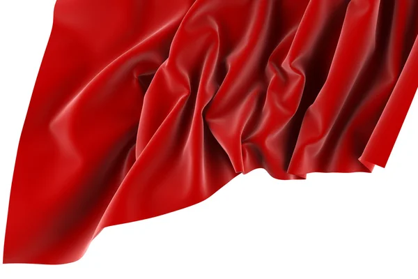 Red fabric — Stock Photo, Image