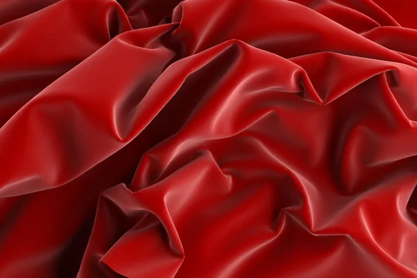 Red fabric — Stock Photo, Image