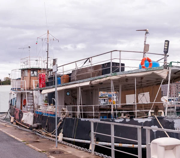 Sehr Schön Gedämpftes Schlepperboot Meiner Stadt — Stockfoto